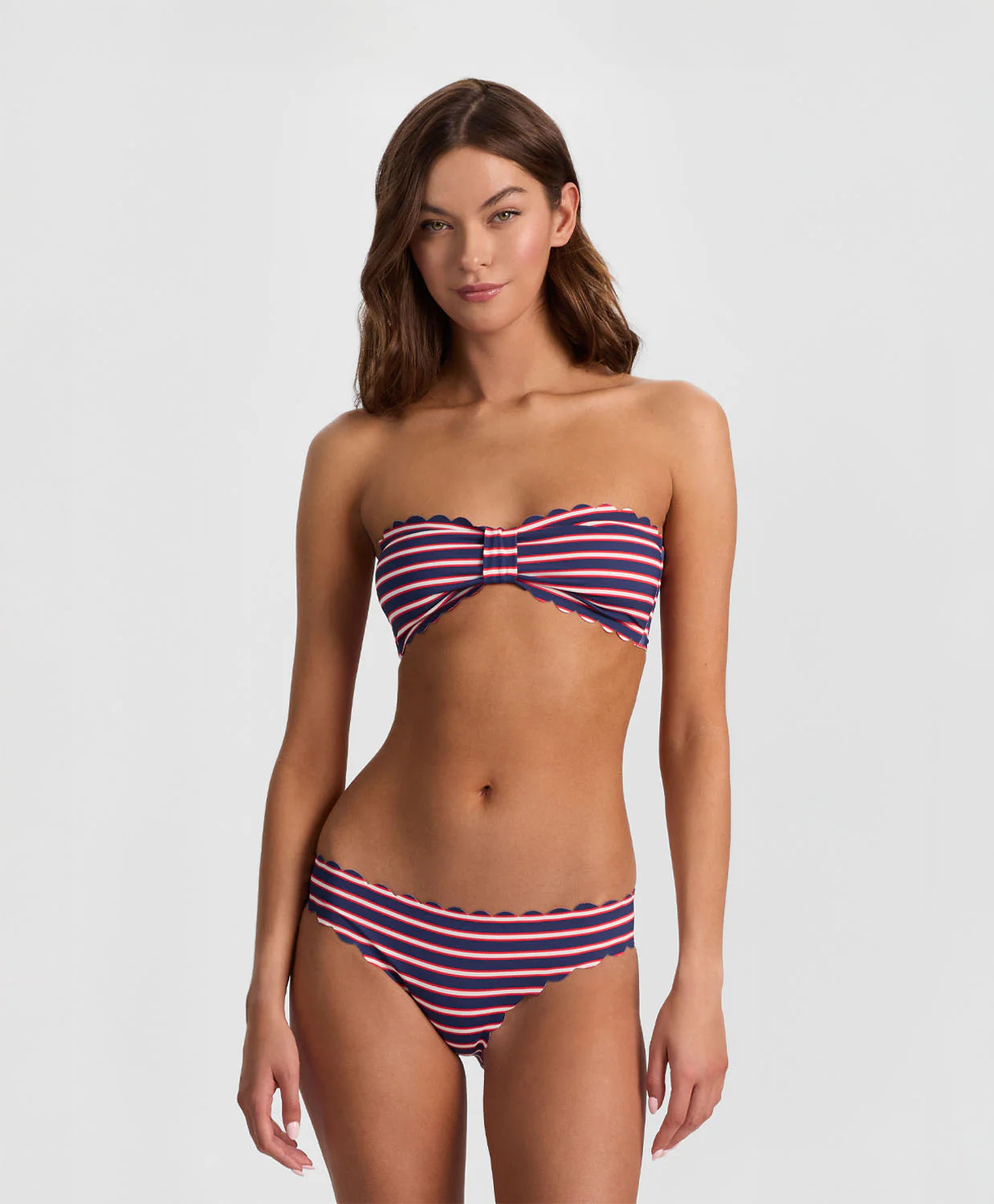 Reversible Scallop Bikini Top