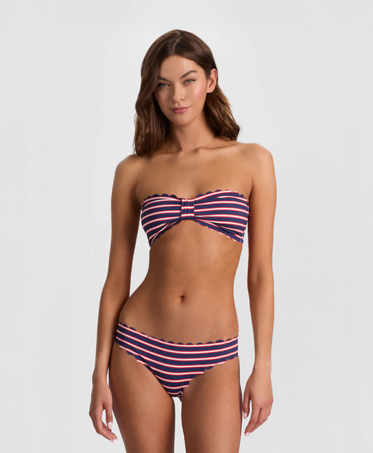 Reversible Scallop Bikini Top