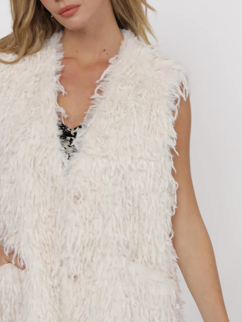 Trailblazer Fringe Fur Vest